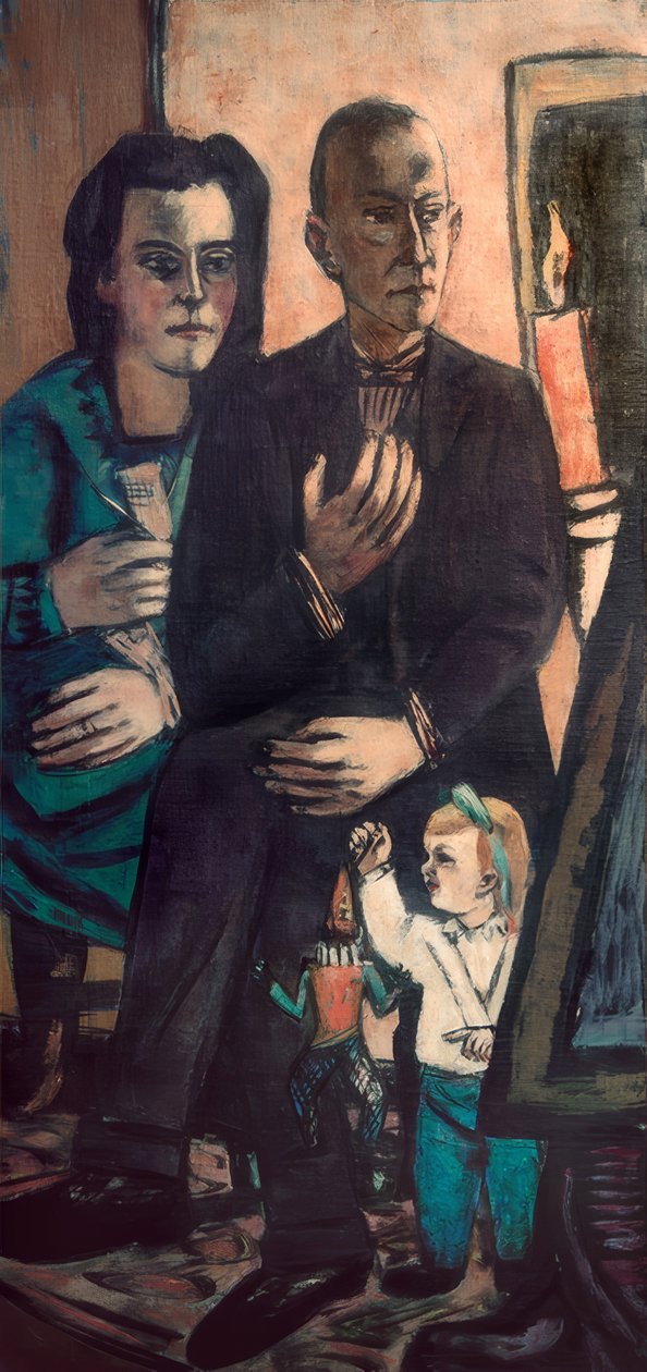 Ritratto di famiglia Lütjens da Max Beckmann