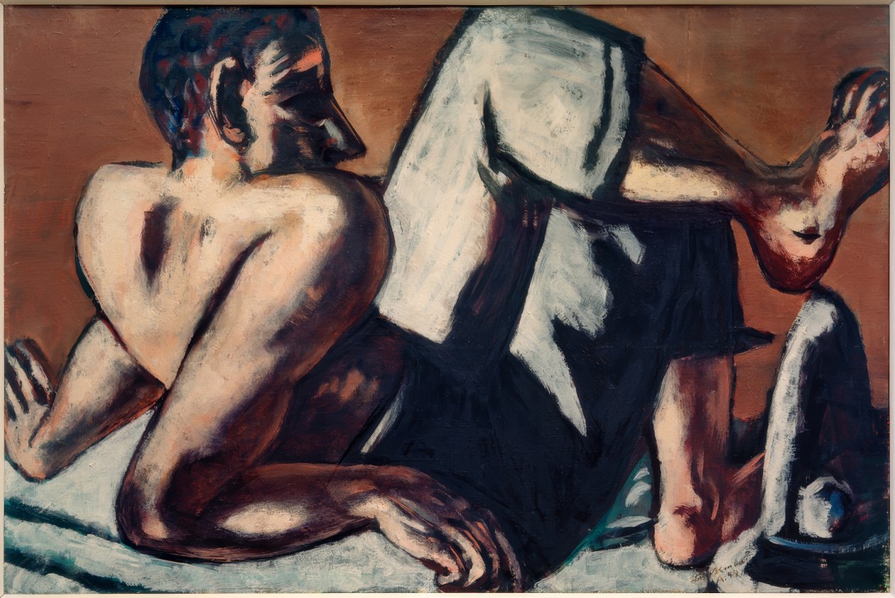 Mezzo nudo-Clown da Max Beckmann