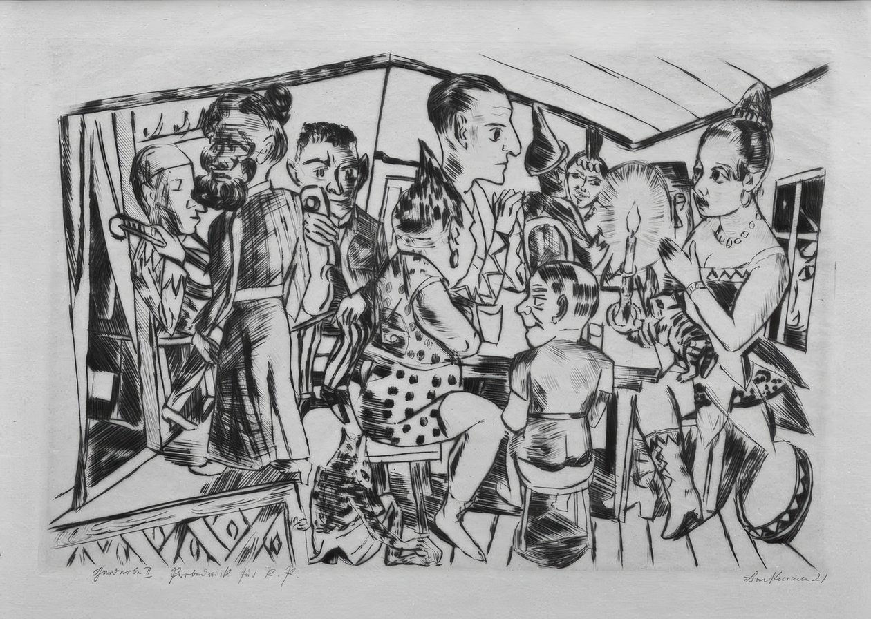 Dietro le quinte da Max Beckmann