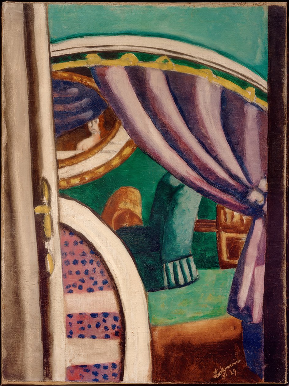 Interno viola (La poltrona verde) da Max Beckmann