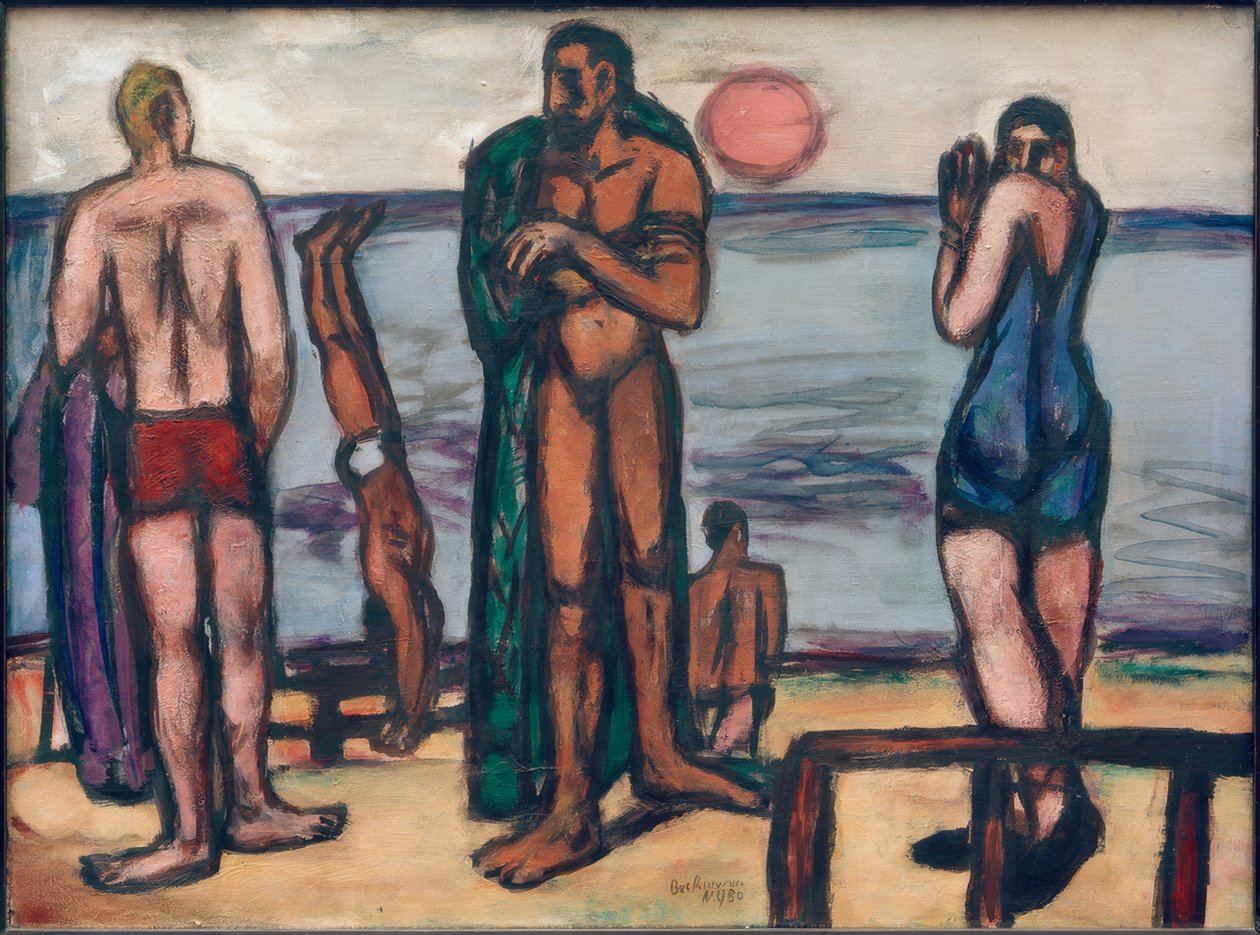 Piccolo quadro con bagnanti da Max Beckmann