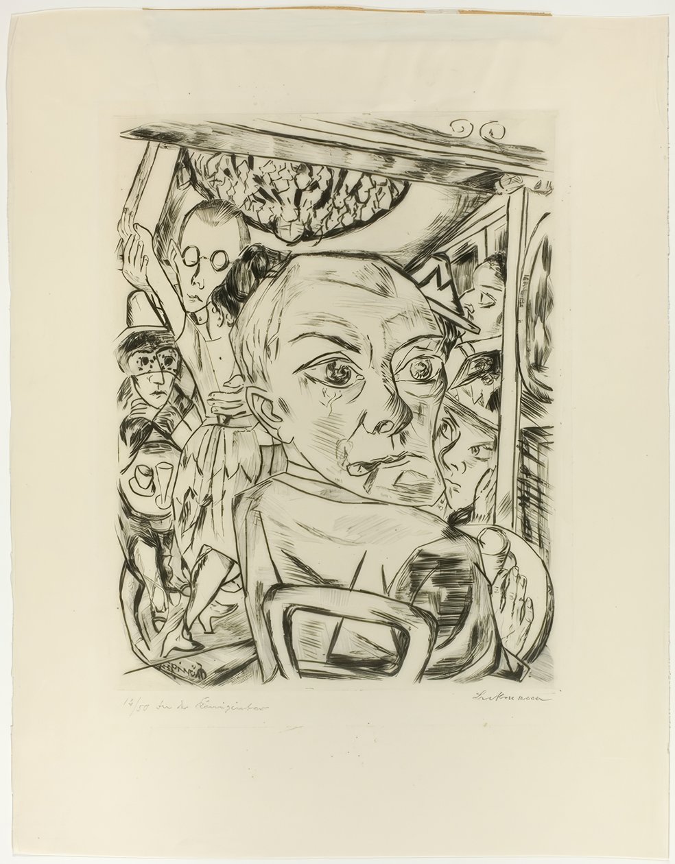 Regina Bar (Autoritratto) da Max Beckmann