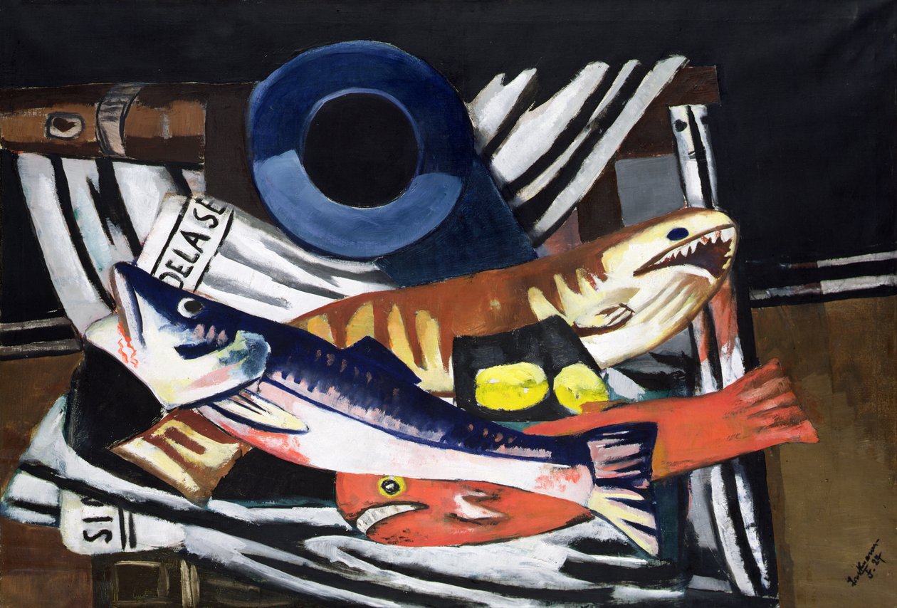 Grande Natura Morta di Pesci da Max Beckmann