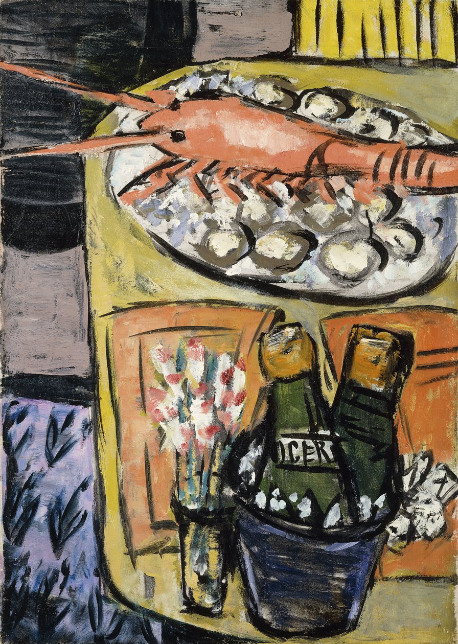 Natura Morta con Aragosta da Max Beckmann