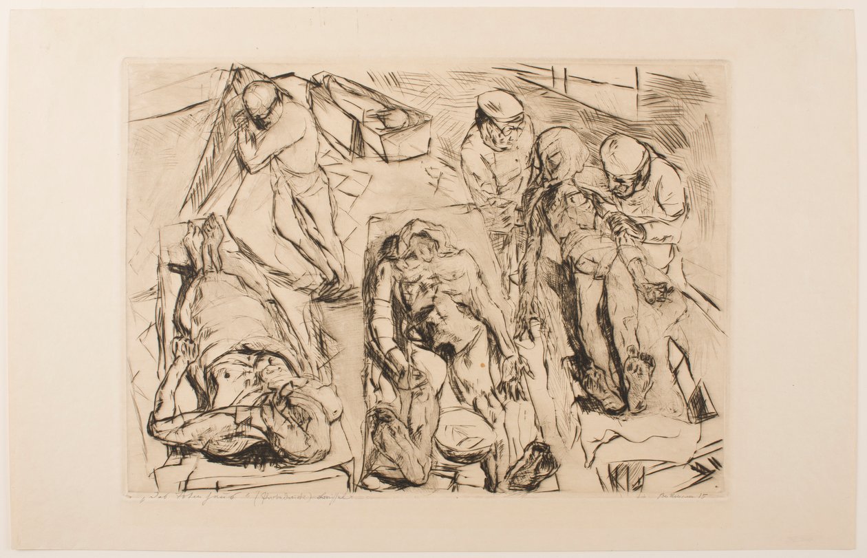 Obitorio da Max Beckmann