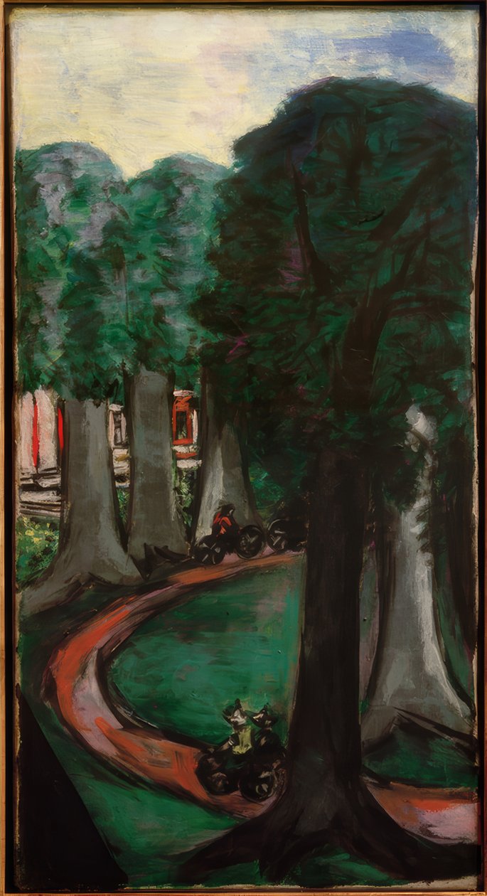 Sentiero nel parco da Max Beckmann