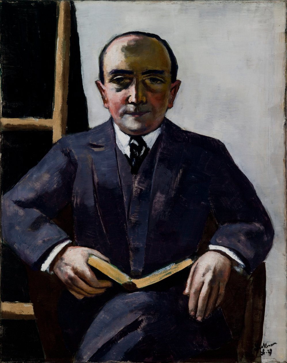 Ritratto di Curt Glaser da Max Beckmann