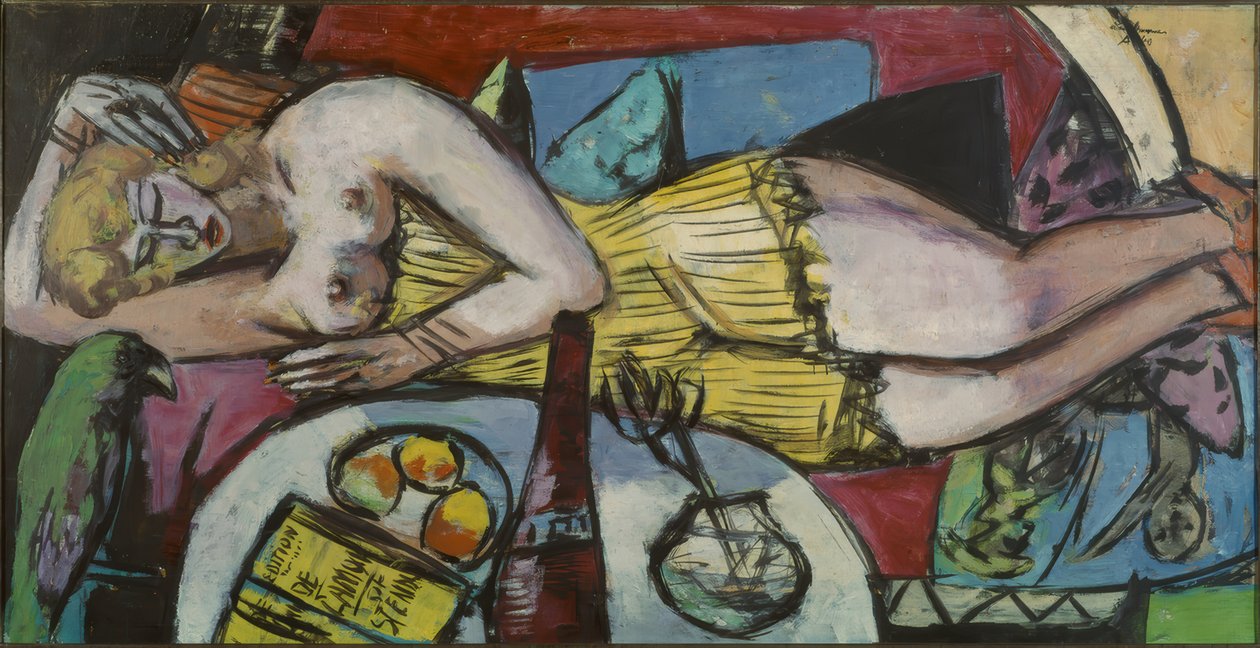 Donna a riposo (Frau Welt) da Max Beckmann