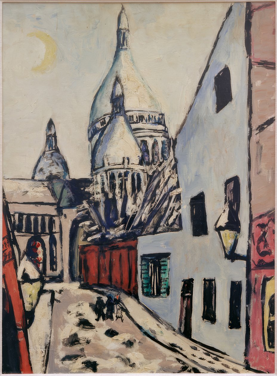 Sacré-Coeur nella neve da Max Beckmann