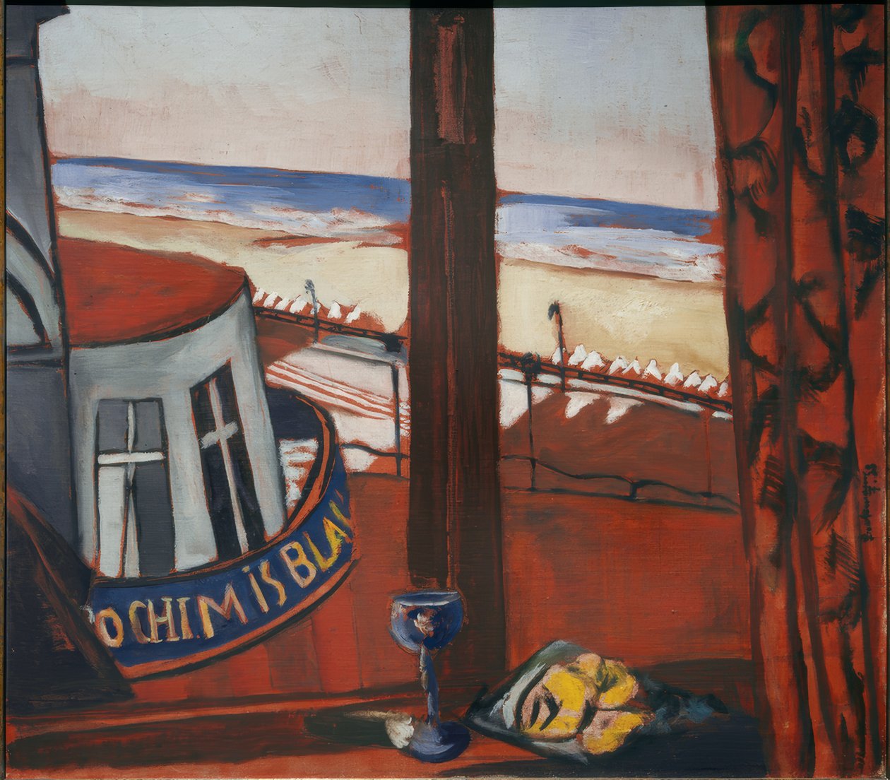 Scheveningen, cinque del mattino da Max Beckmann