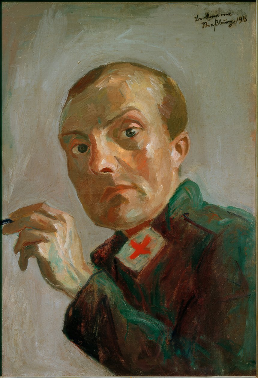Autoritratto come infermiere da Max Beckmann