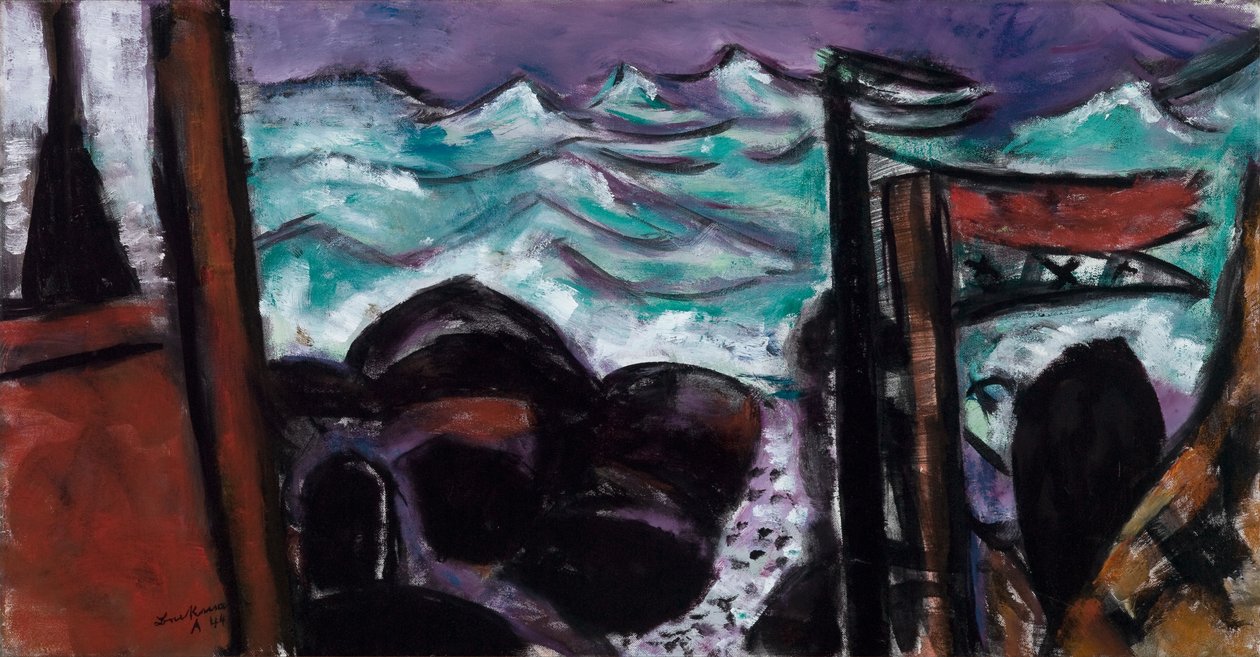 Piccolo mare in tempesta da Max Beckmann