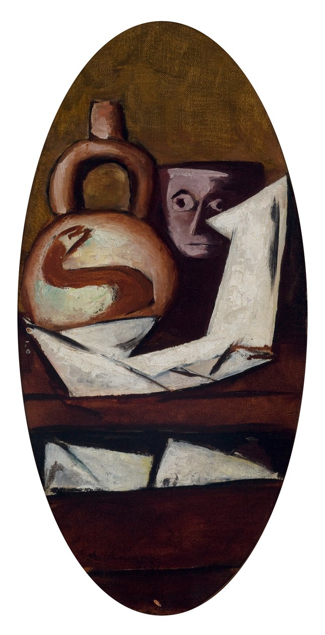 Natura morta (con figura messicana) da Max Beckmann