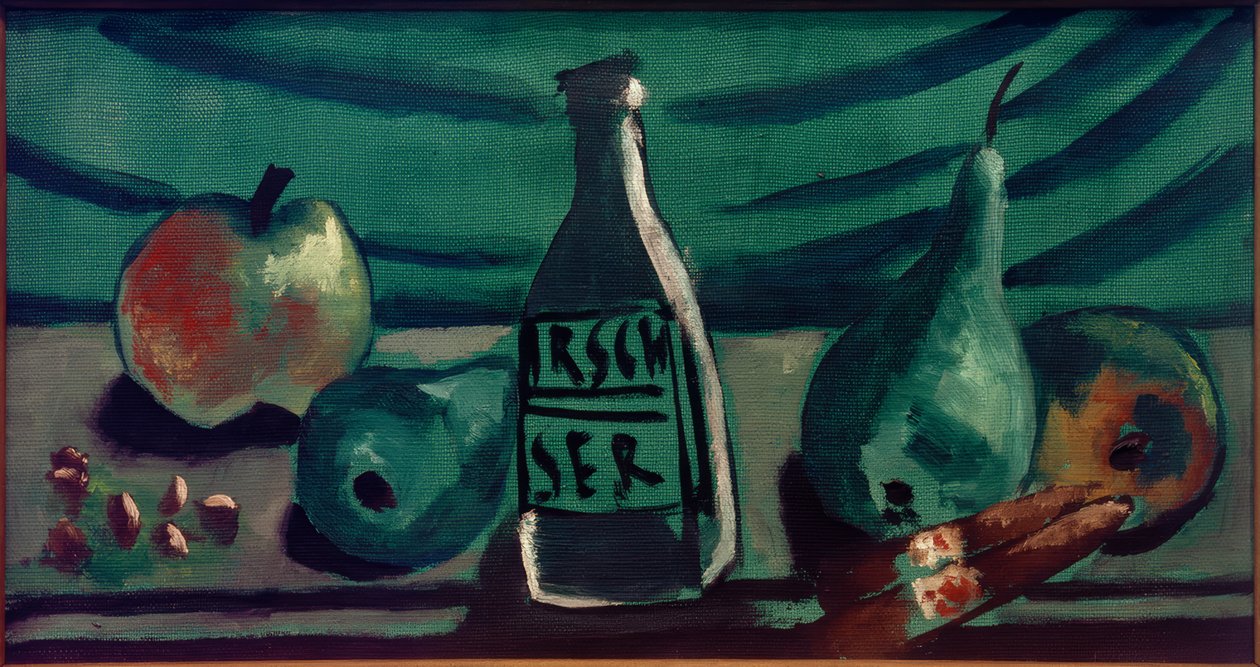 Natura morta con mela e pera da Max Beckmann