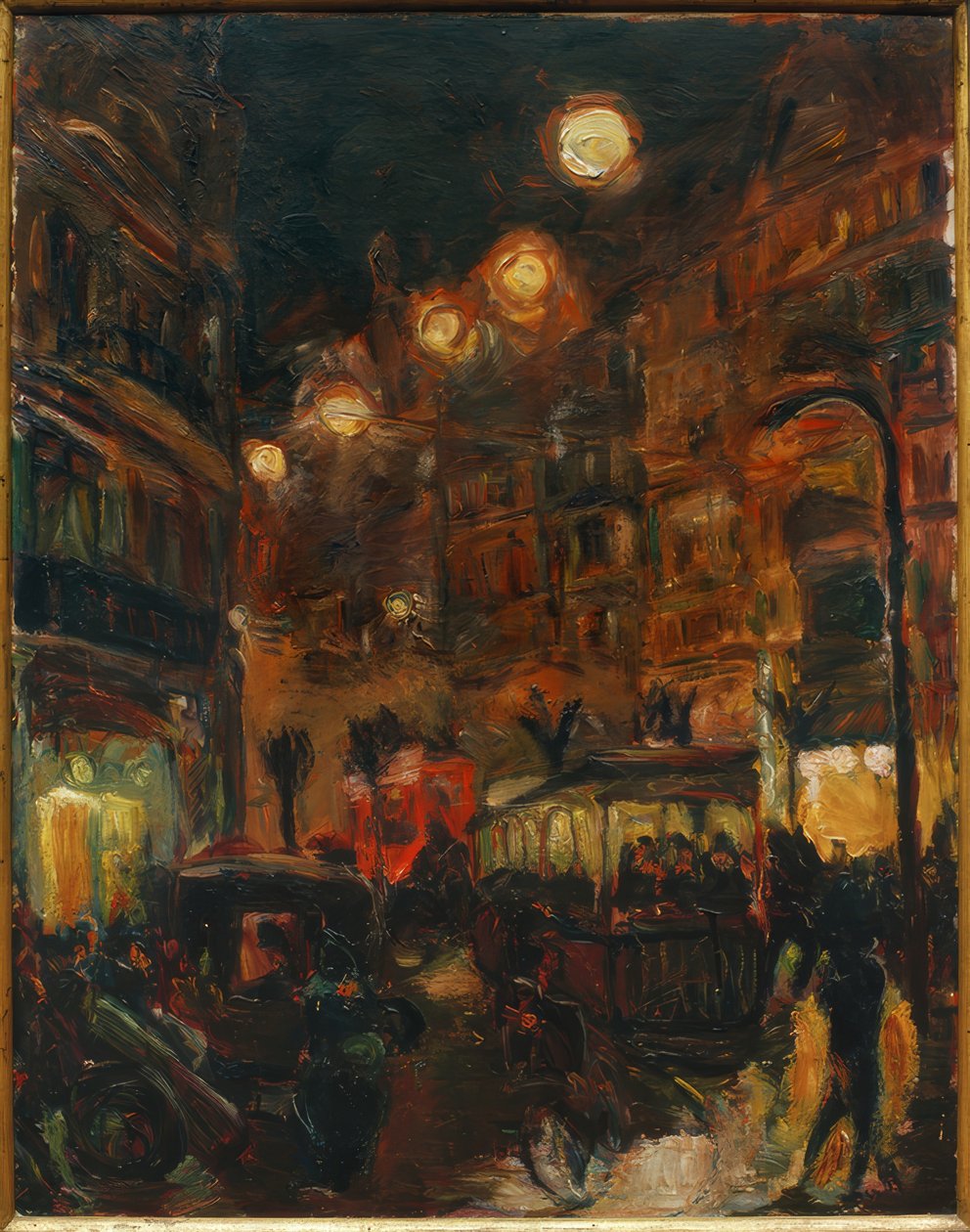 Strada di notte da Max Beckmann