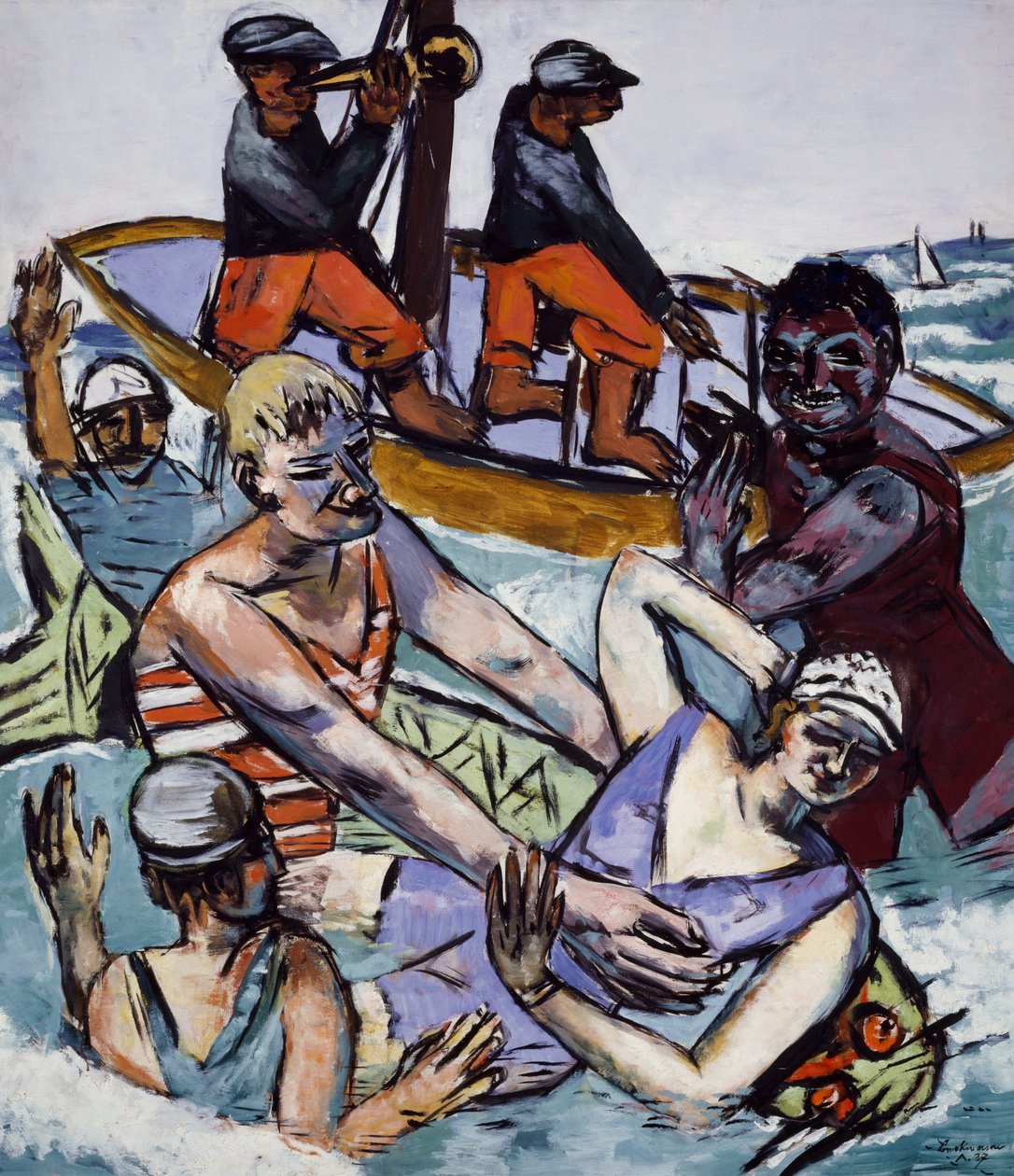 Nuotare in agosto da Max Beckmann