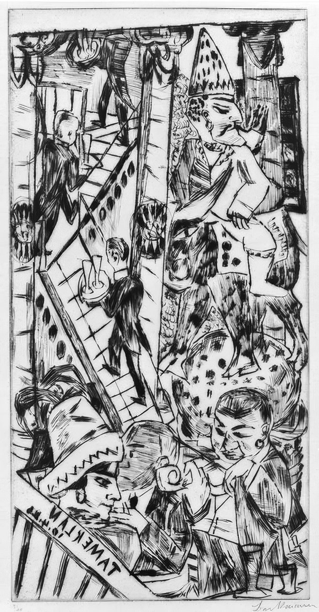 Tamerlano da Max Beckmann