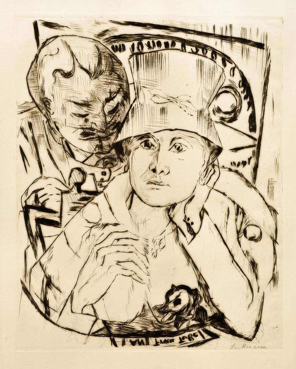 Palco del teatro da Max Beckmann