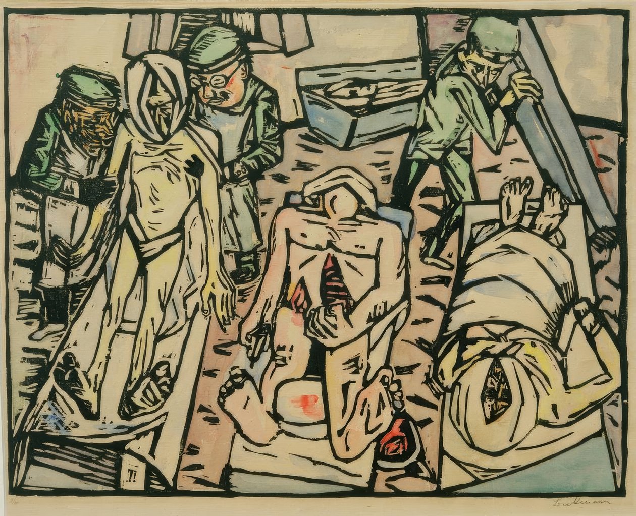 Casa dei morti da Max Beckmann