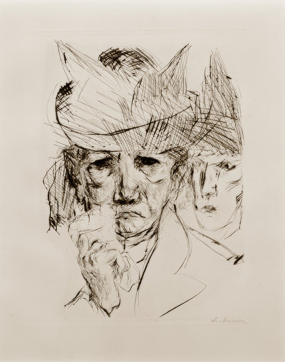 Donna piangente da Max Beckmann