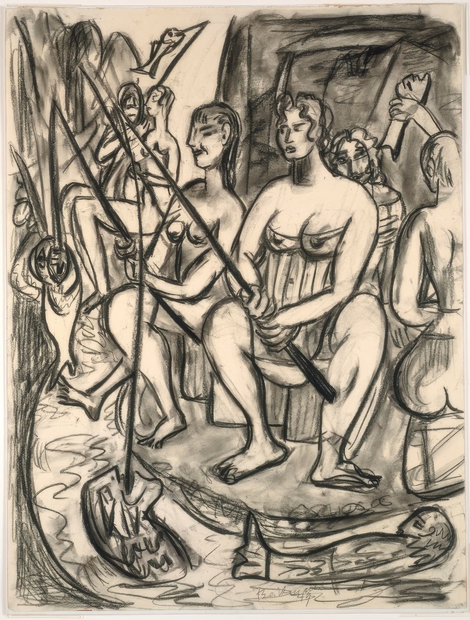 Donne che pescano da Max Beckmann