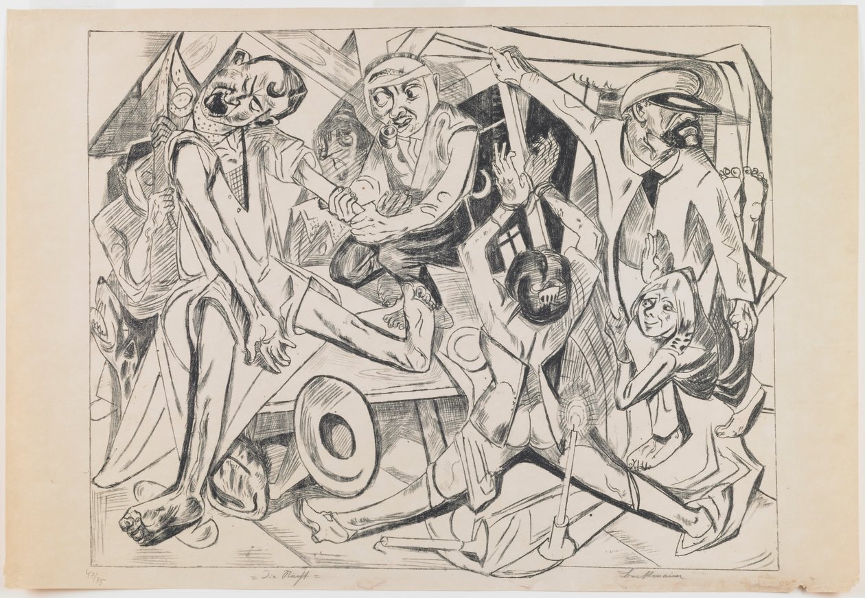 Tavola 7: Notte da Max Beckmann