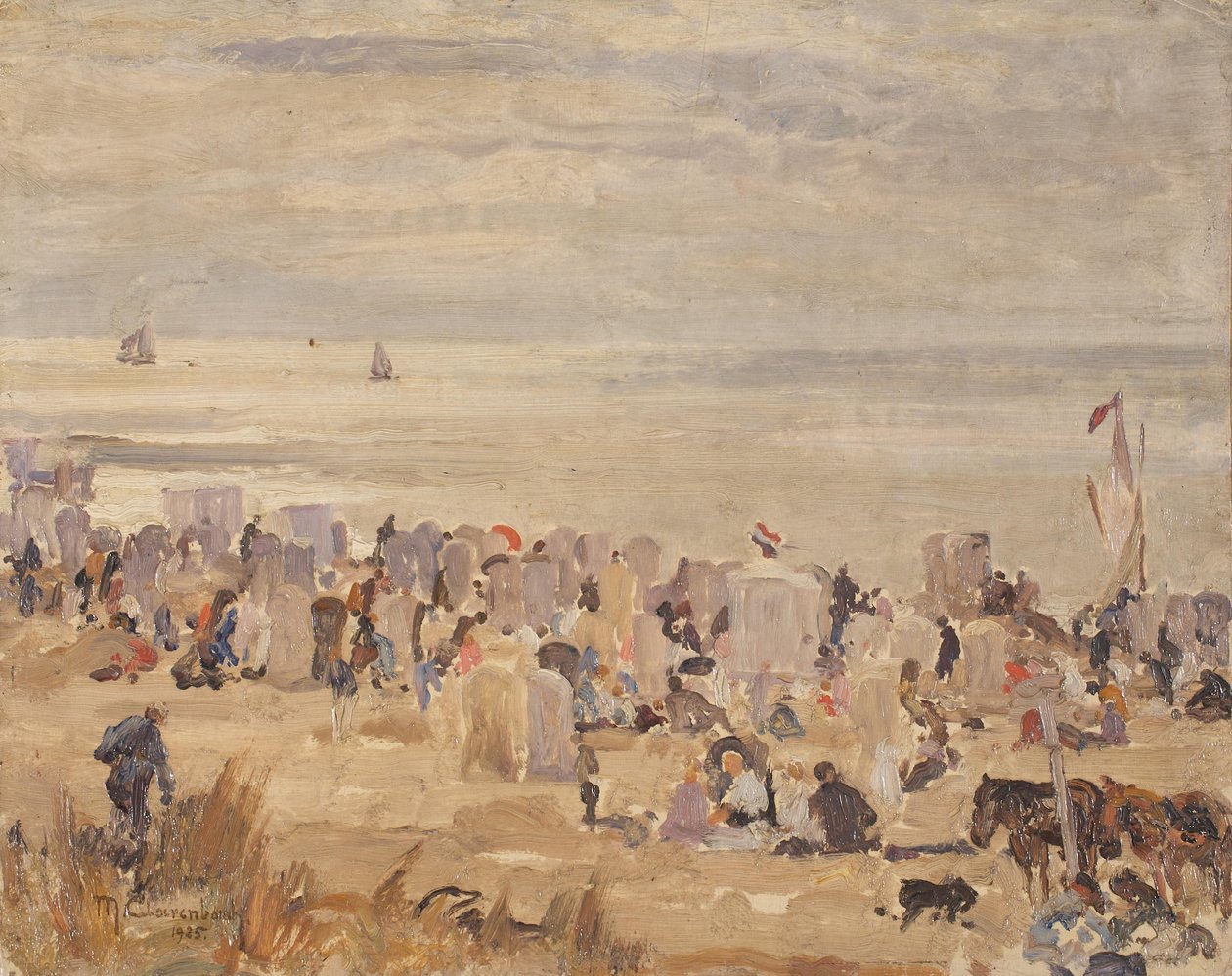 Sulla spiaggia da Max Clarenbach