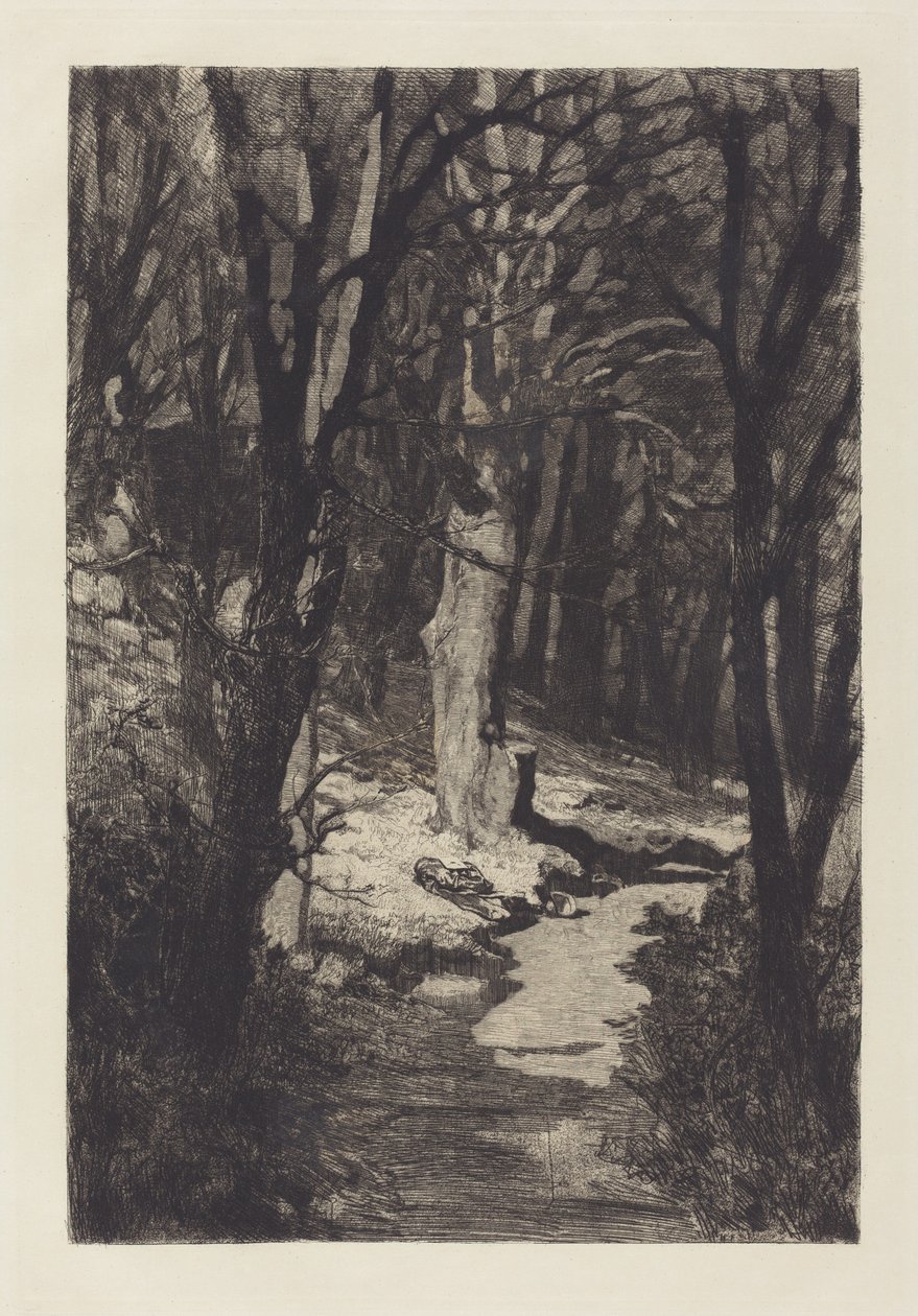 Nella Foresta, 1883 da Max Klinger