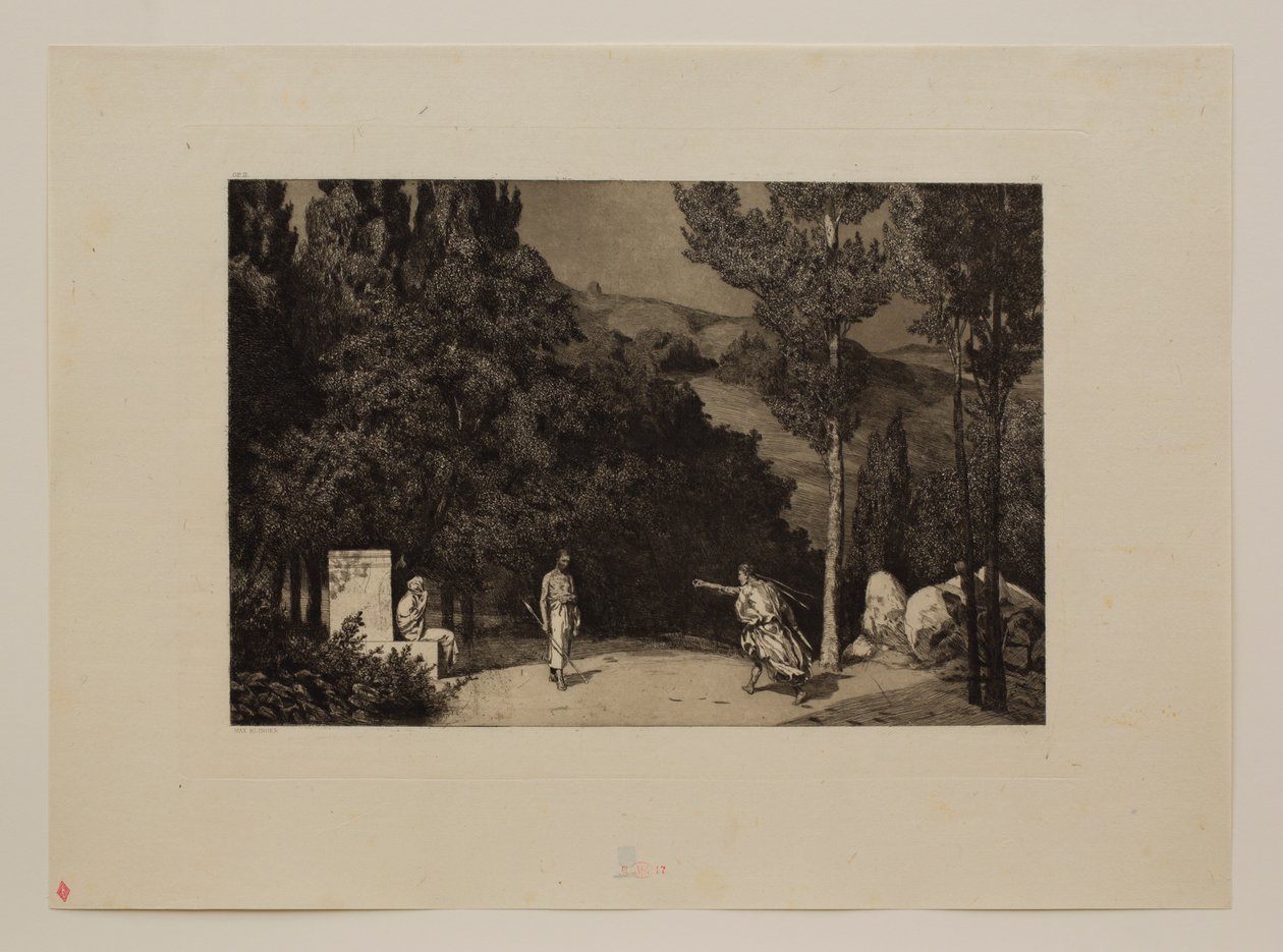 Piramus e Thisbe III da Max Klinger