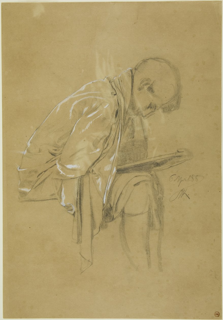 Il cronista (recto e verso) da Max Klinger