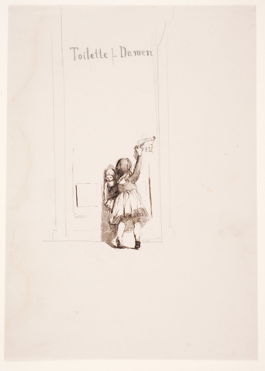 "Weg der Befleckung" - "Toilette per signore" da Max Klinger