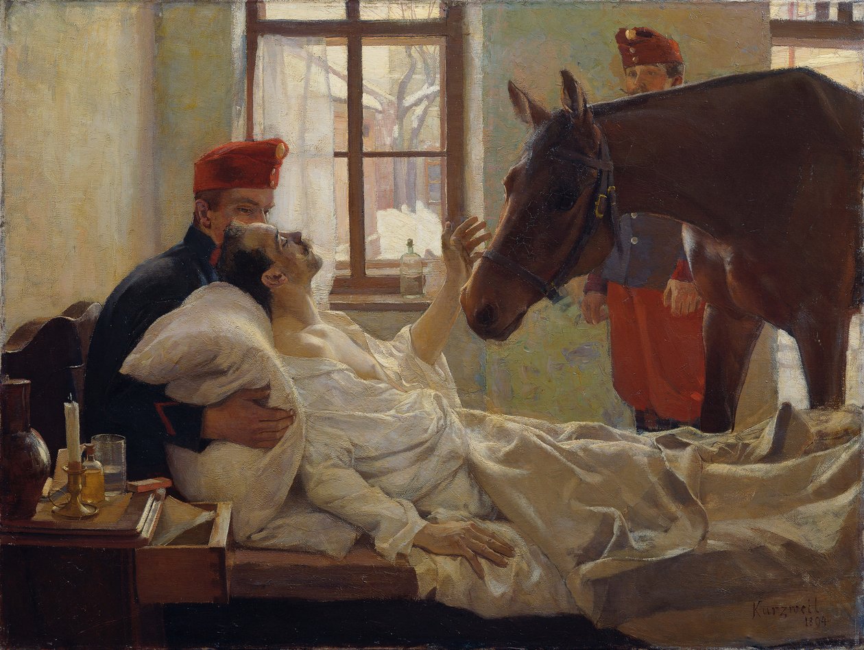Un caro visitatore, 1894 da Max Kurzweil