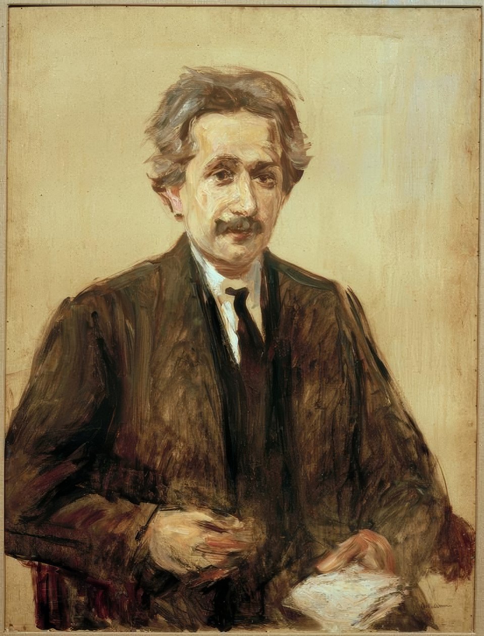 Ritratto del Prof. Albert Einstein da Max Liebermann
