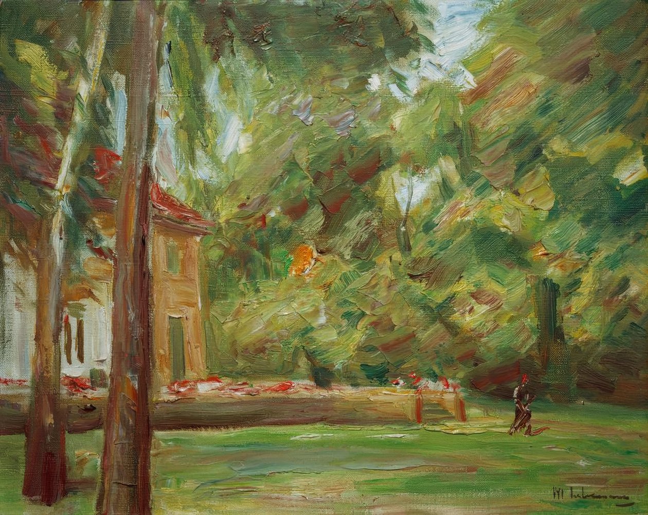 Vista dal viale dei betulle verso nord-ovest da Max Liebermann