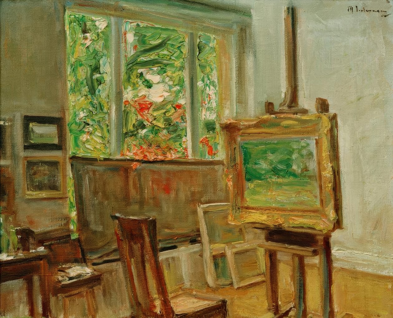 Lo studio a Wannsee da Max Liebermann