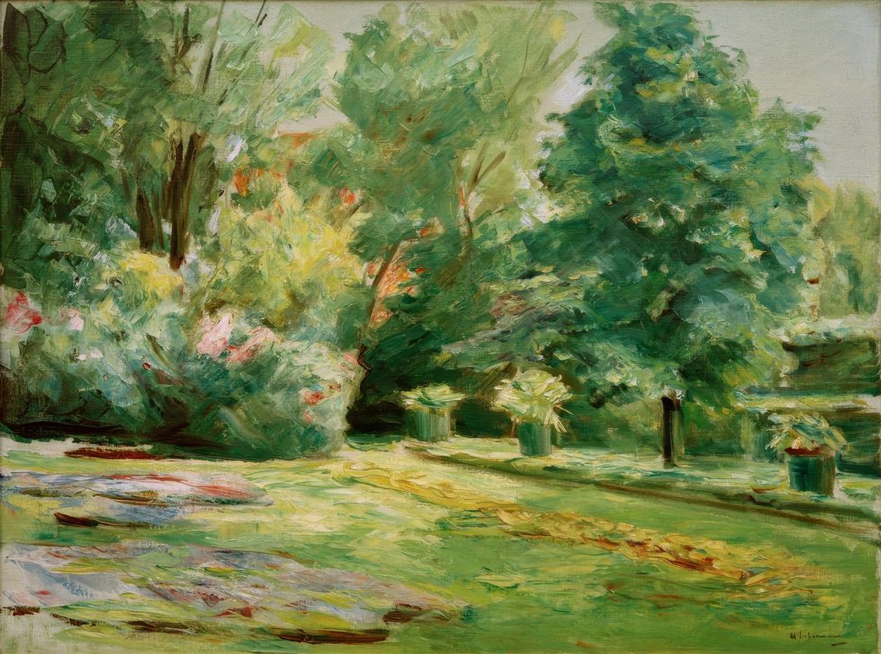 La terrazza dei fiori nel giardino del Wannsee verso nord-est da Max Liebermann