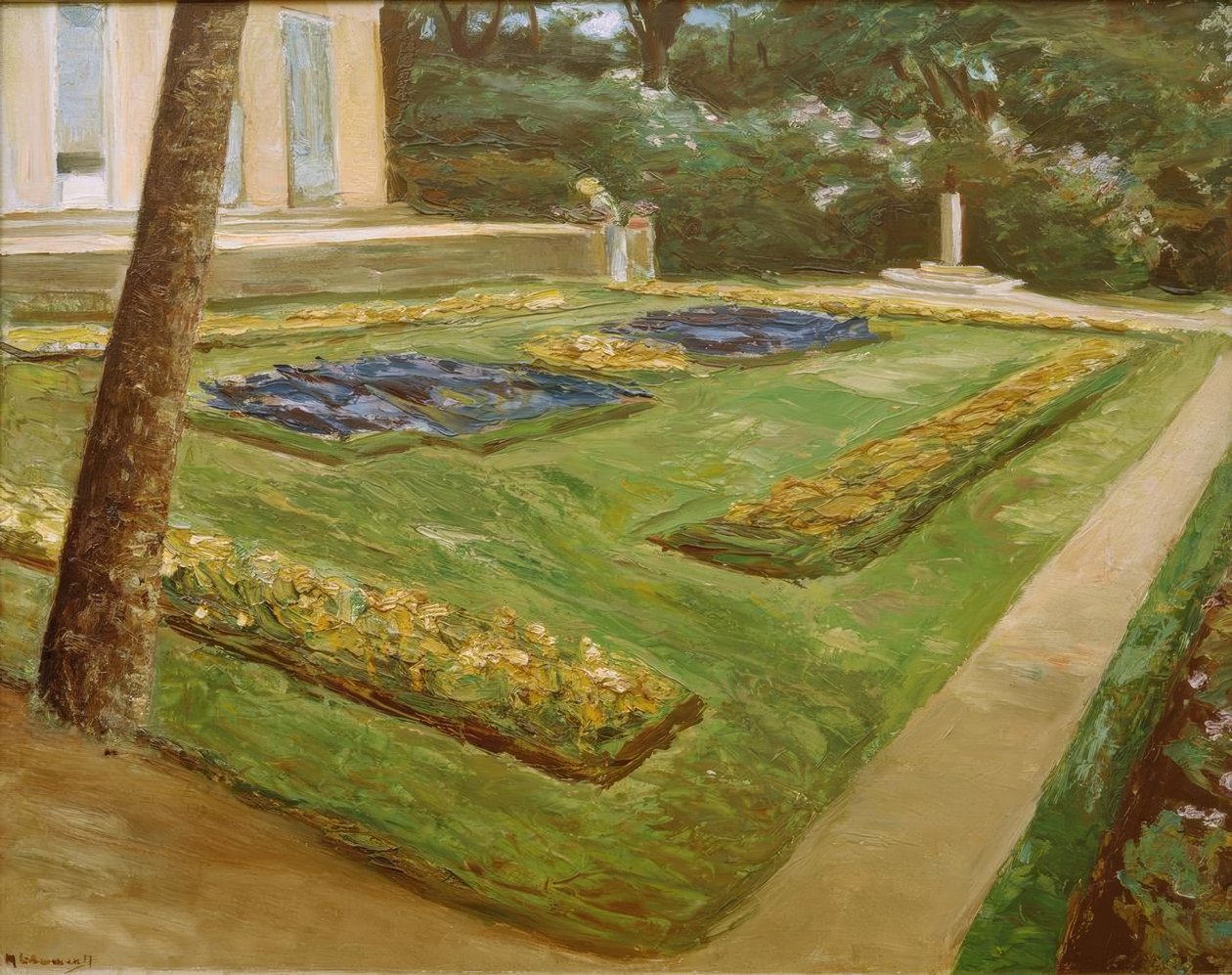 La terrazza dei fiori nel giardino di Wannsee verso nord-ovest da Max Liebermann