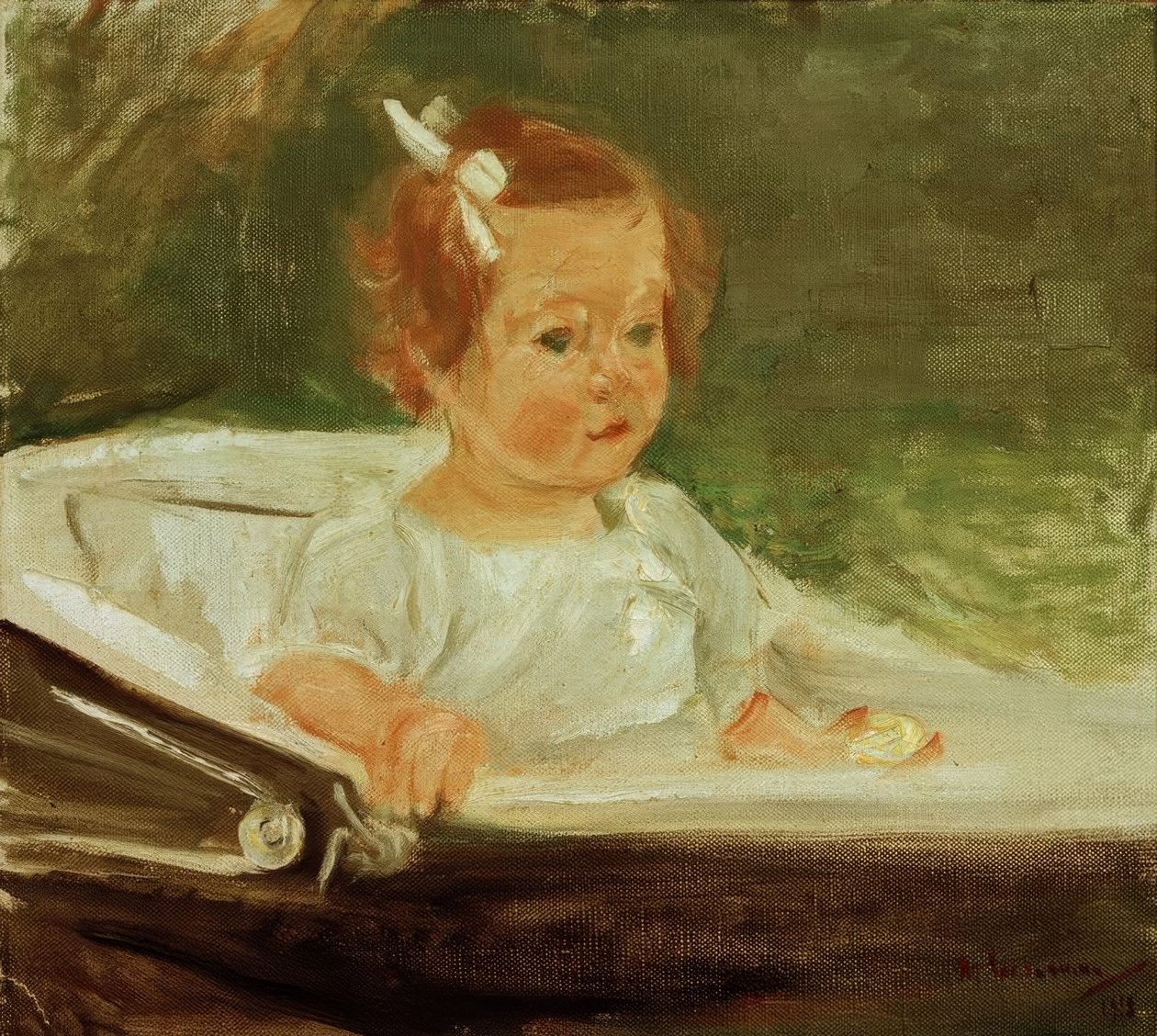 La nipote nel passeggino a destra da Max Liebermann