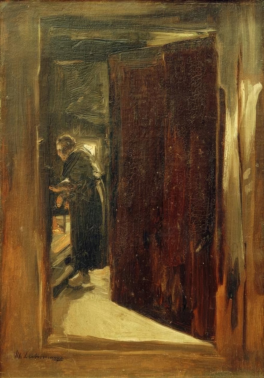 Donna in cucina – Vista da Max Liebermann