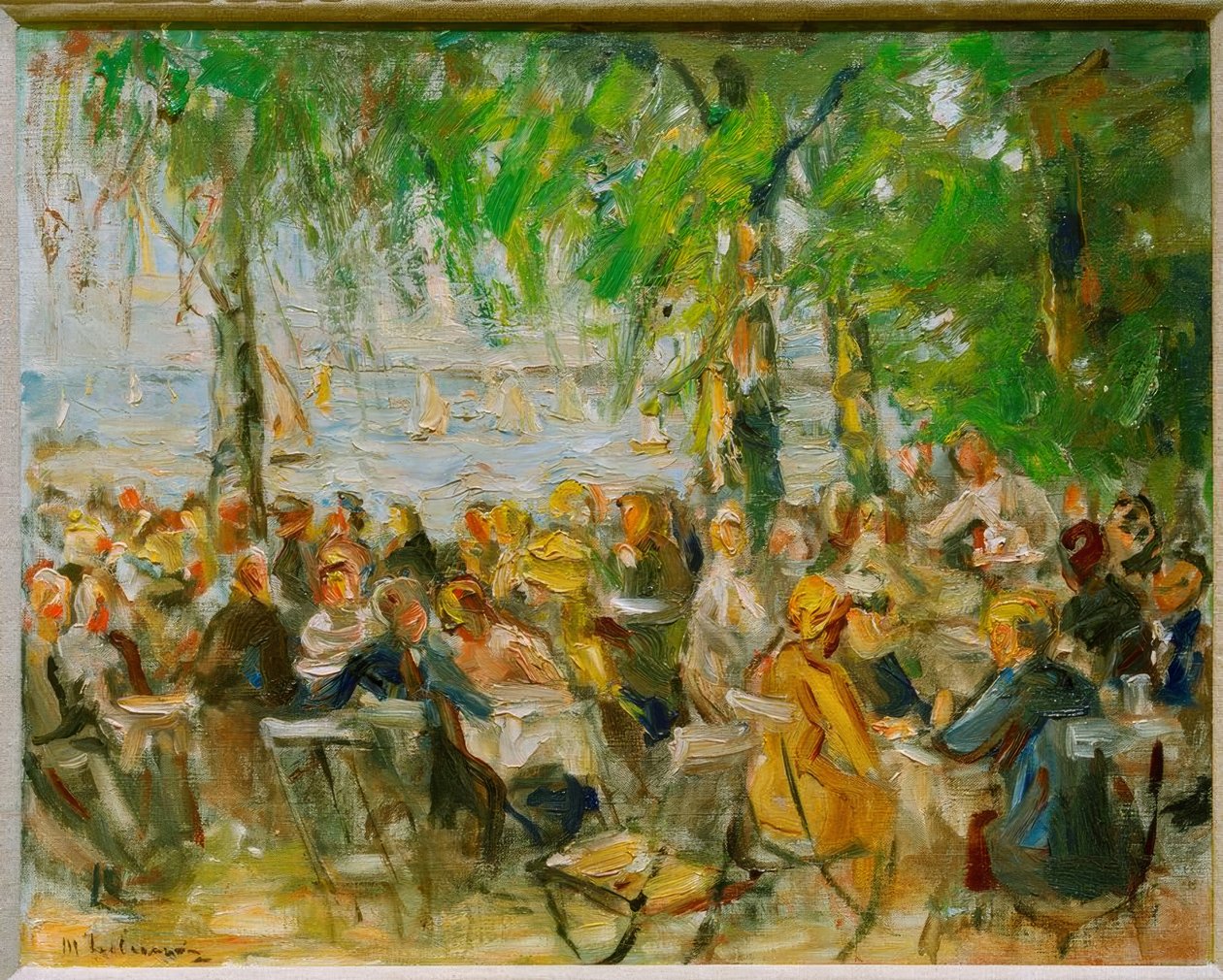 Ristorante da giardino sull