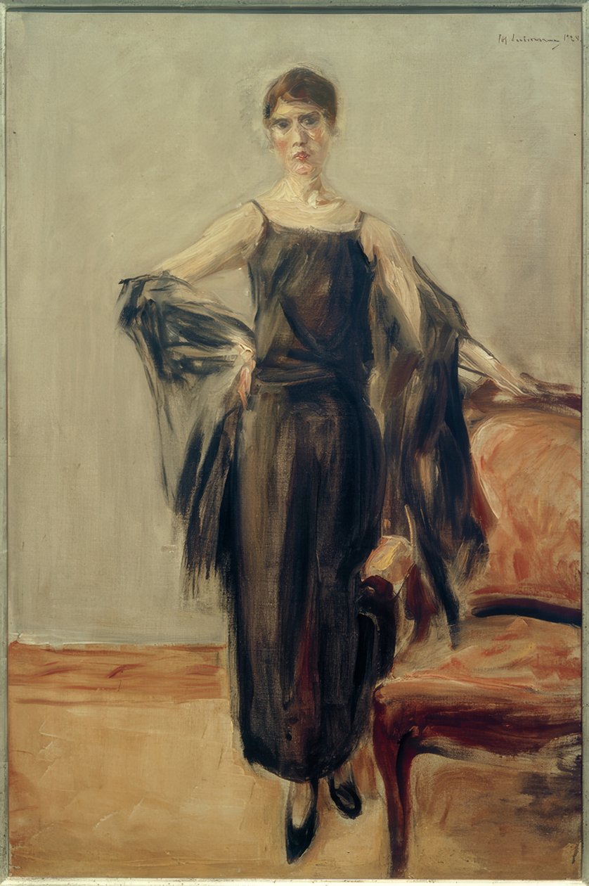 Genia Levine, in piedi da Max Liebermann