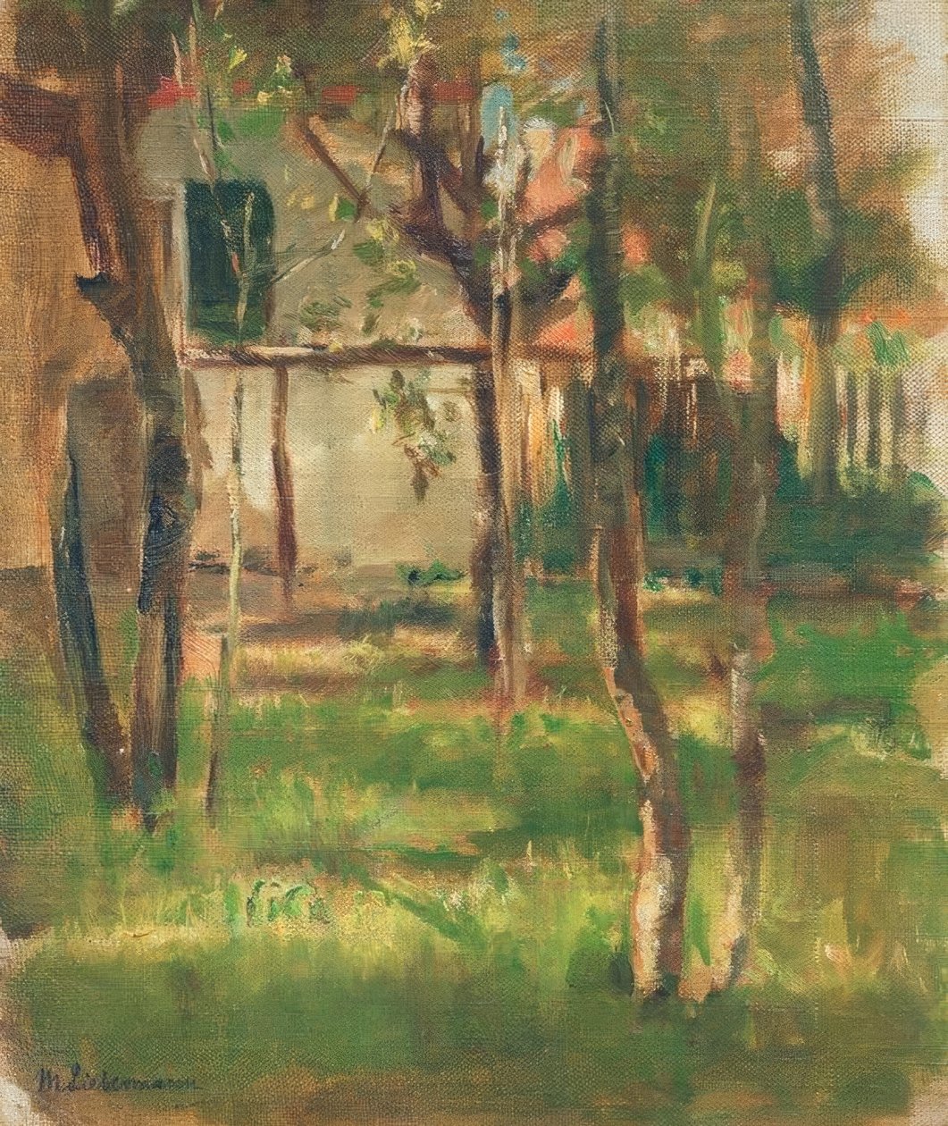 Casa con giardino da Max Liebermann