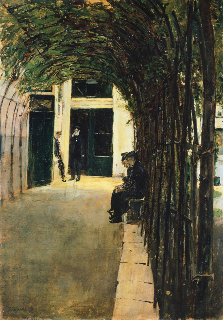 Casa della vecchia Amsterdam da Max Liebermann