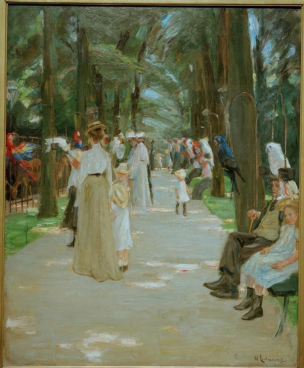 Viale dei pappagalli da Max Liebermann