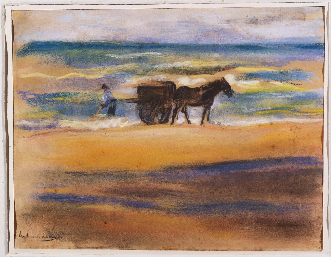 Cercatori di conchiglie sulla spiaggia da Max Liebermann