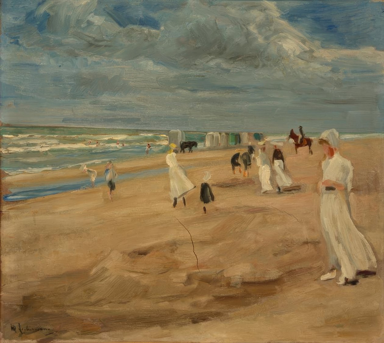 Spiaggia a Noordwijk da Max Liebermann