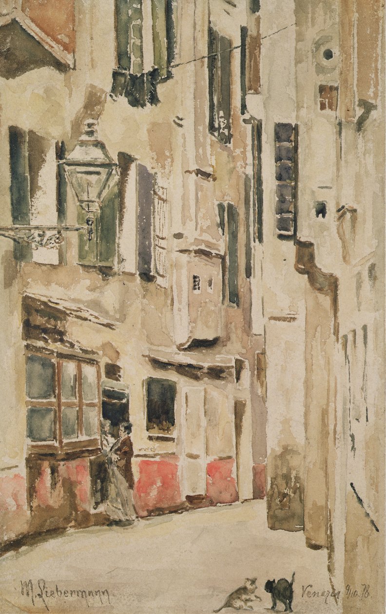 Strada Veneziana, 1878 da Max Liebermann