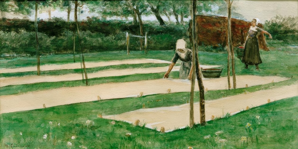 Candeggio della biancheria da Max Liebermann