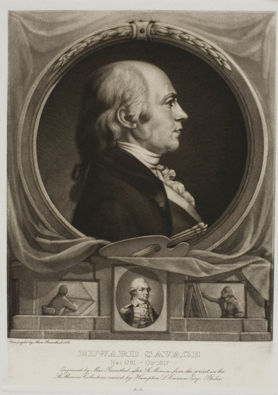 Ritratto di Edward Savage da Max Rosenthal