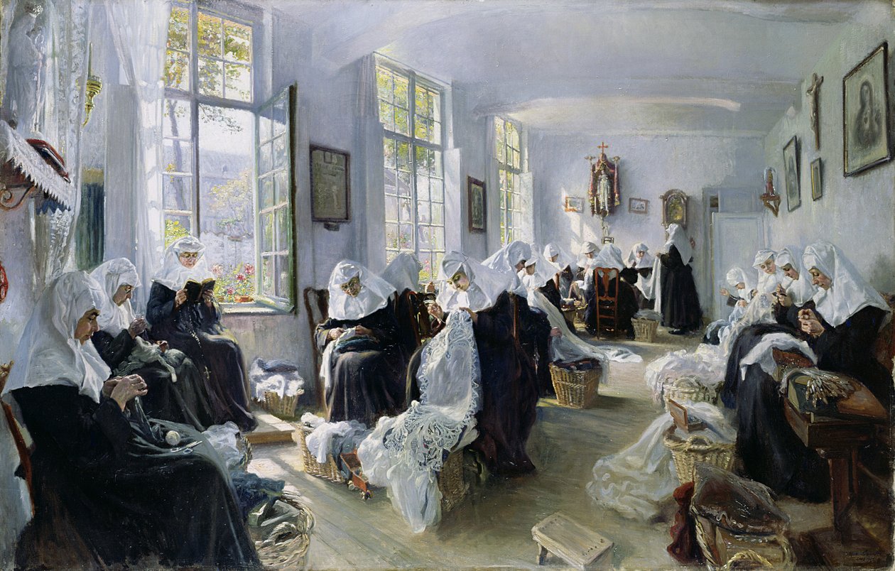 Merlettaie di Gand da Max Silbert